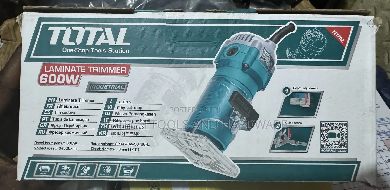 Total Laminate Trimmer Tlt6001 600w