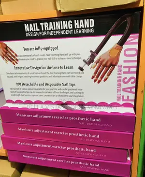Nail Training Hand With Nails for Practice