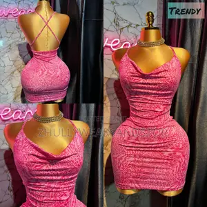 Sexy Backless Short Dress