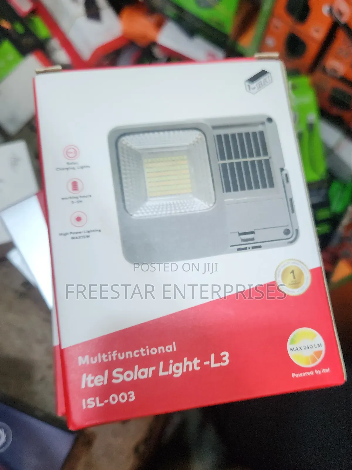 Itel L3 Solar Light Itel Multifunction Solar Light Isl-003
