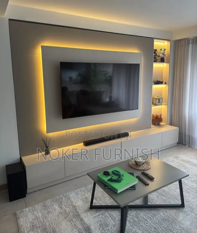 Tv Console With Led Lights