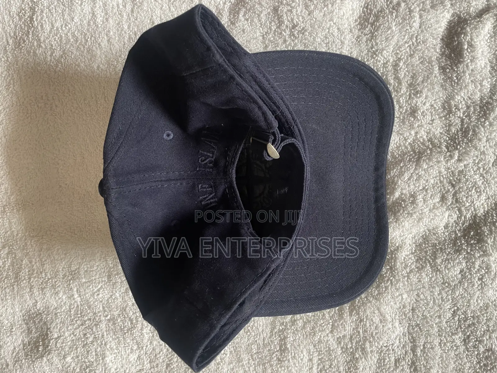 Dark Blue Strap-Back Stone Island Cap