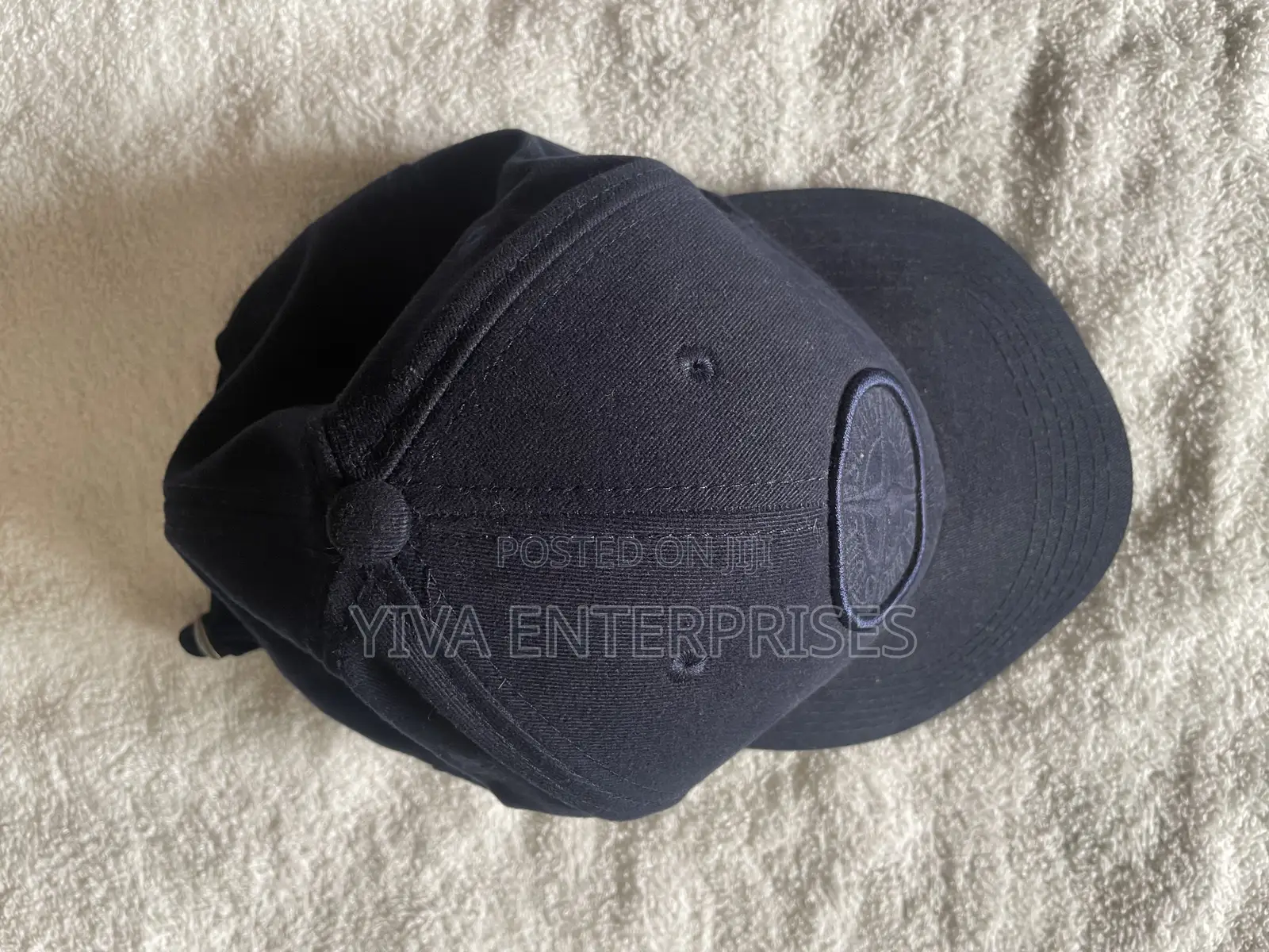 Dark Blue Strap-Back Stone Island Cap