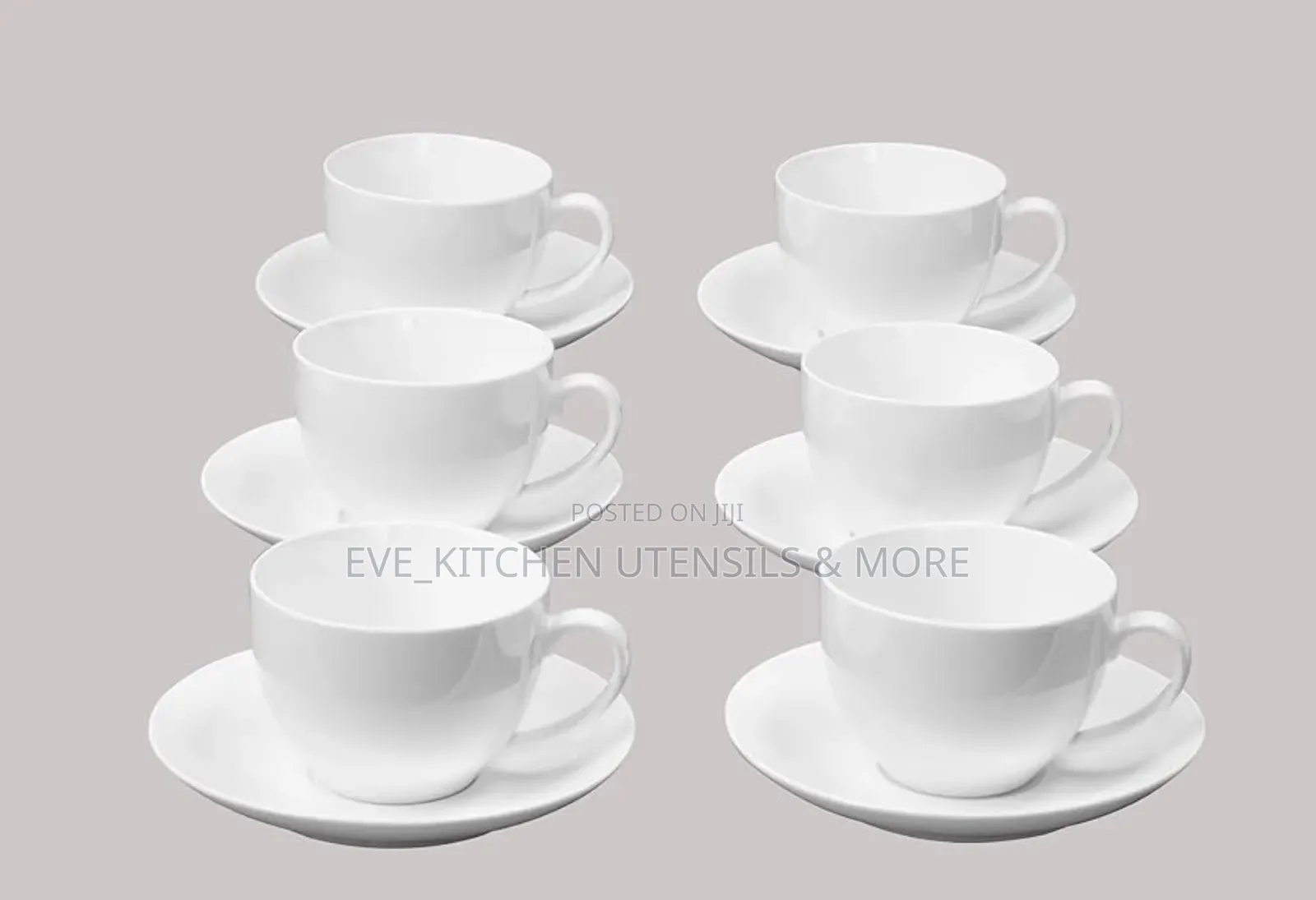 6 Set Tea Cup With Saucer
