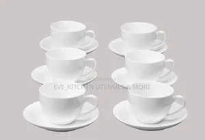 6 Set Tea Cup With Saucer