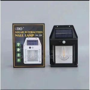 Motion Sensor Solar Outdoor Wall Lamp