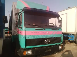 1114 Mercedes Benz With Tarpaulin