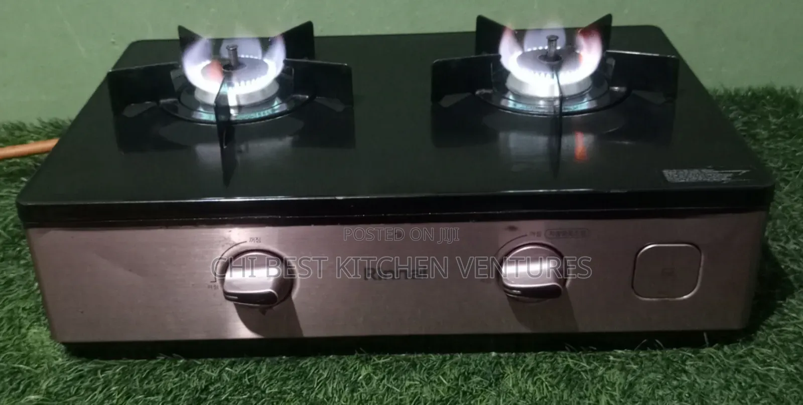 Powerful Rinnai 2 Burner Box Automatic Ignition and Battery