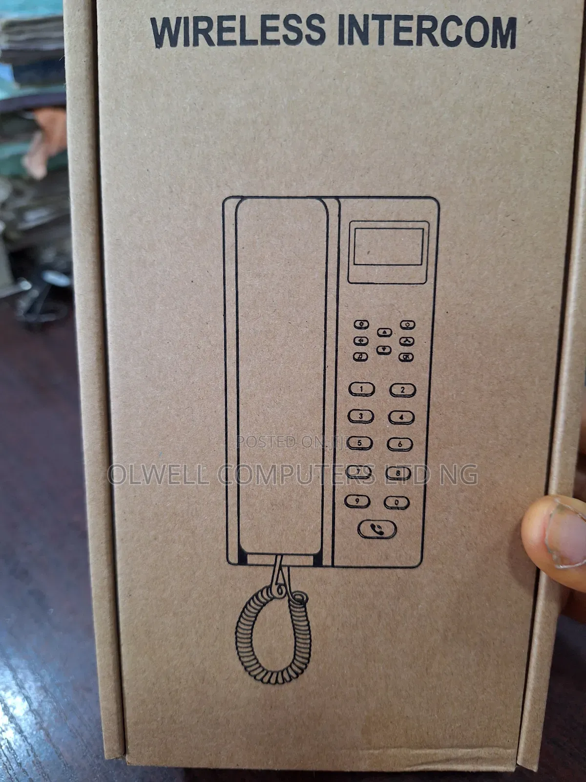 Display Wireless Intercom Phone With Screen