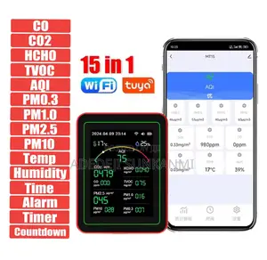 Air Quality Monitor,15-in-1 Smart Air Quality Tester