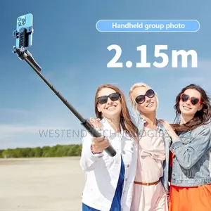 Ultra Long Selfie Tripod 2.1m Height 7 Feet With Remote