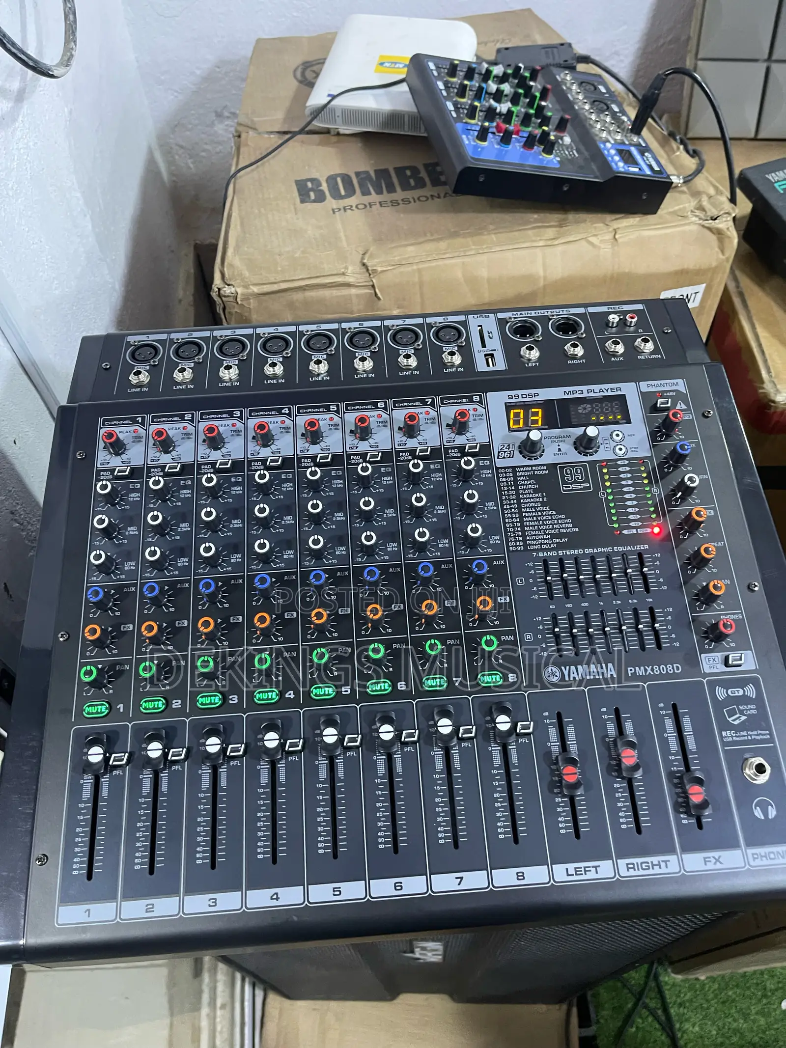 Yamaha 12 Channels Powered Mixer Amplifier Bluetooth/ Usb