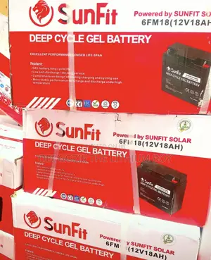 18ah -12v Sunfit Solar Gel Battery Is Available in Stock.