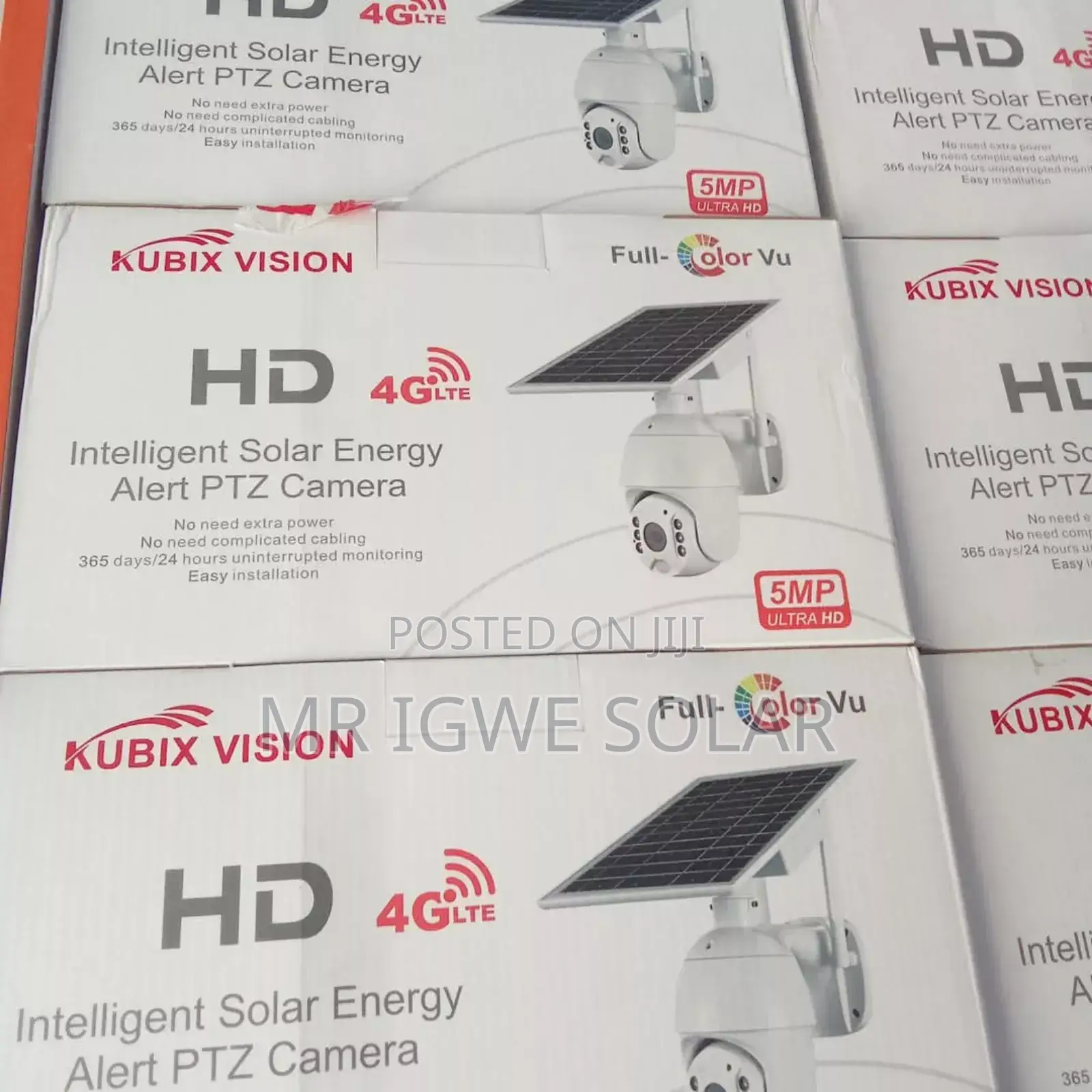 Kubix Vision Solar CCTV Camera