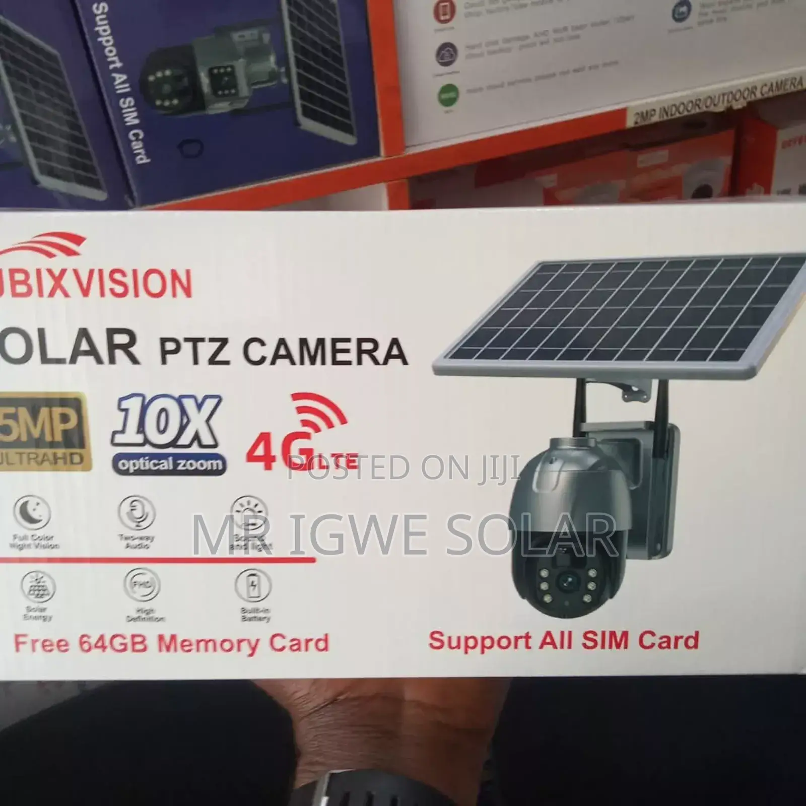Kubix Vision Solar CCTV Camera