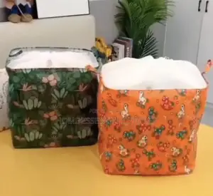 2 Pieces Set of Large Clothes Storage Bag With Net Lid