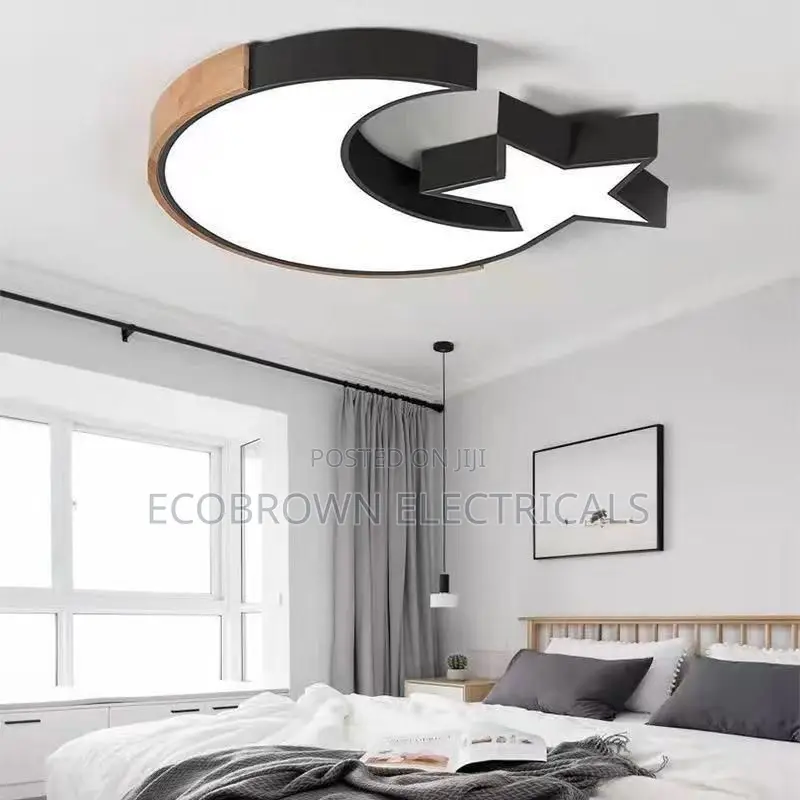Bedroom Study Ceiling Lamp Star Moon Chandelier
