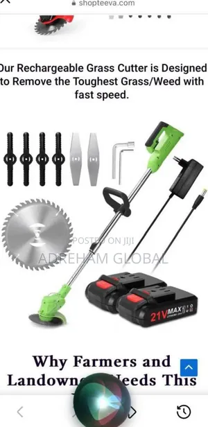 High Quality Mower/Grass Cutter With 2 Batteries