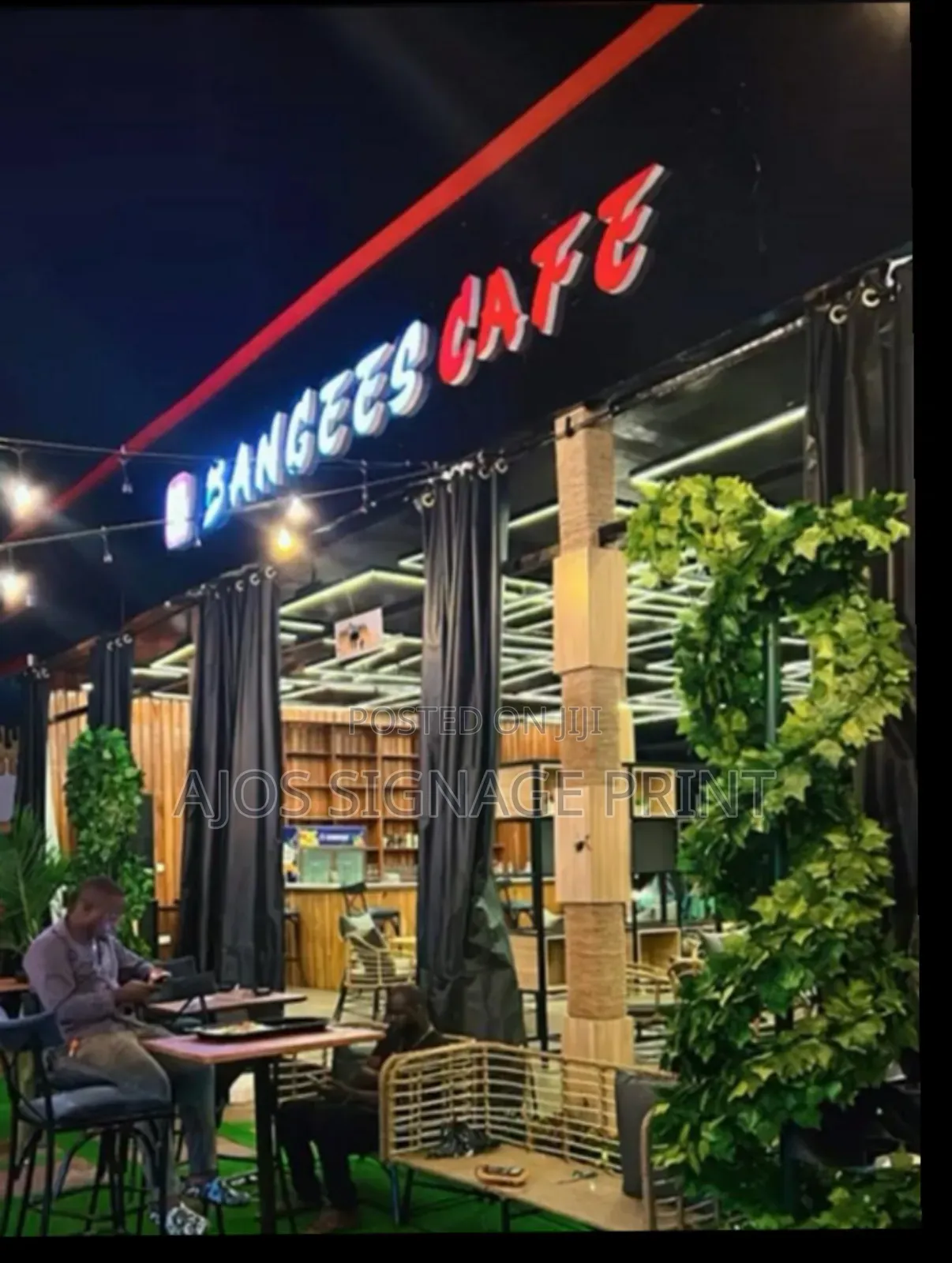 Wall Cladding and Signage With Light