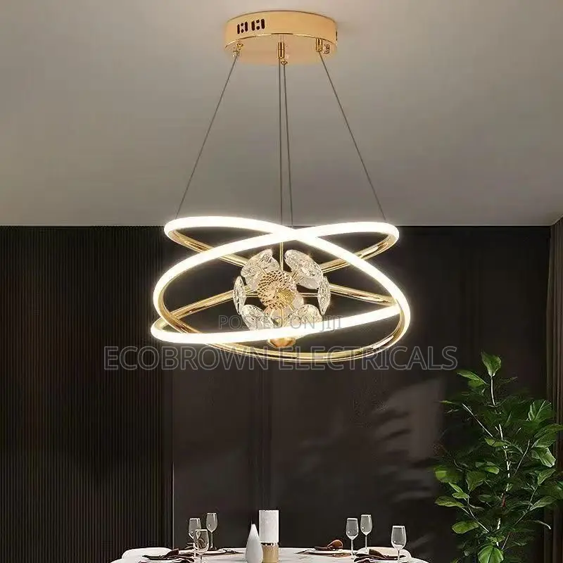 Creative Circular Ring Living Room Pendant