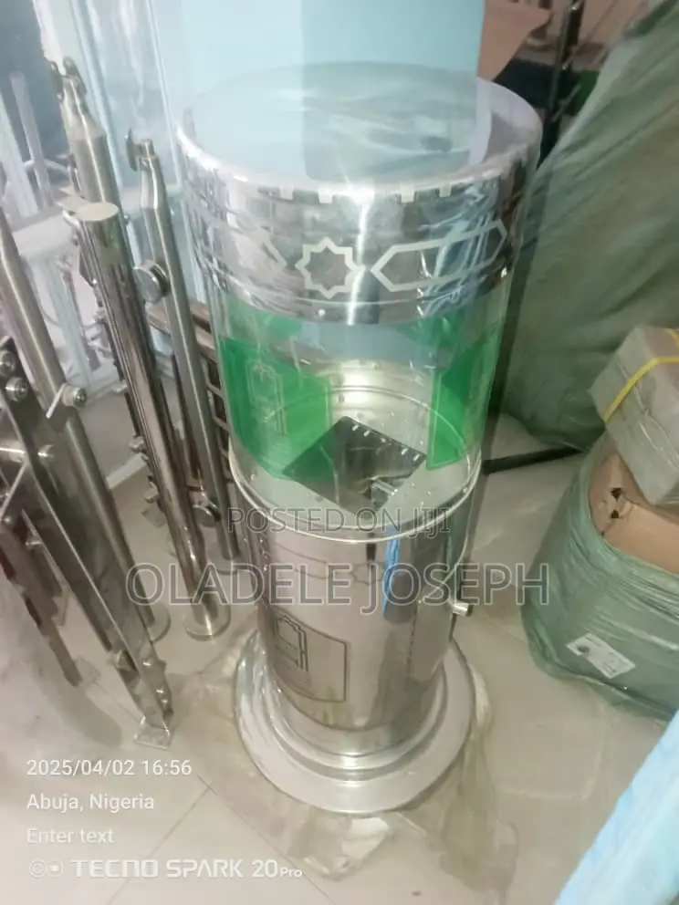 Stainless Grade 316 Tempered Glass Offering Box