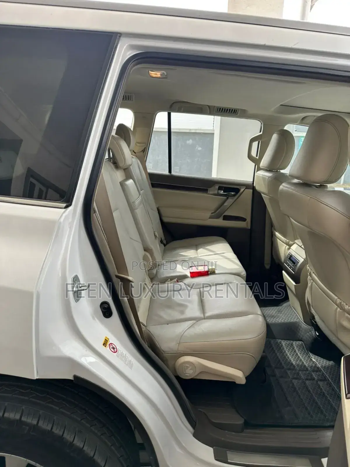 White SUV Lexus Gx460 for Rent - Car for Hire
