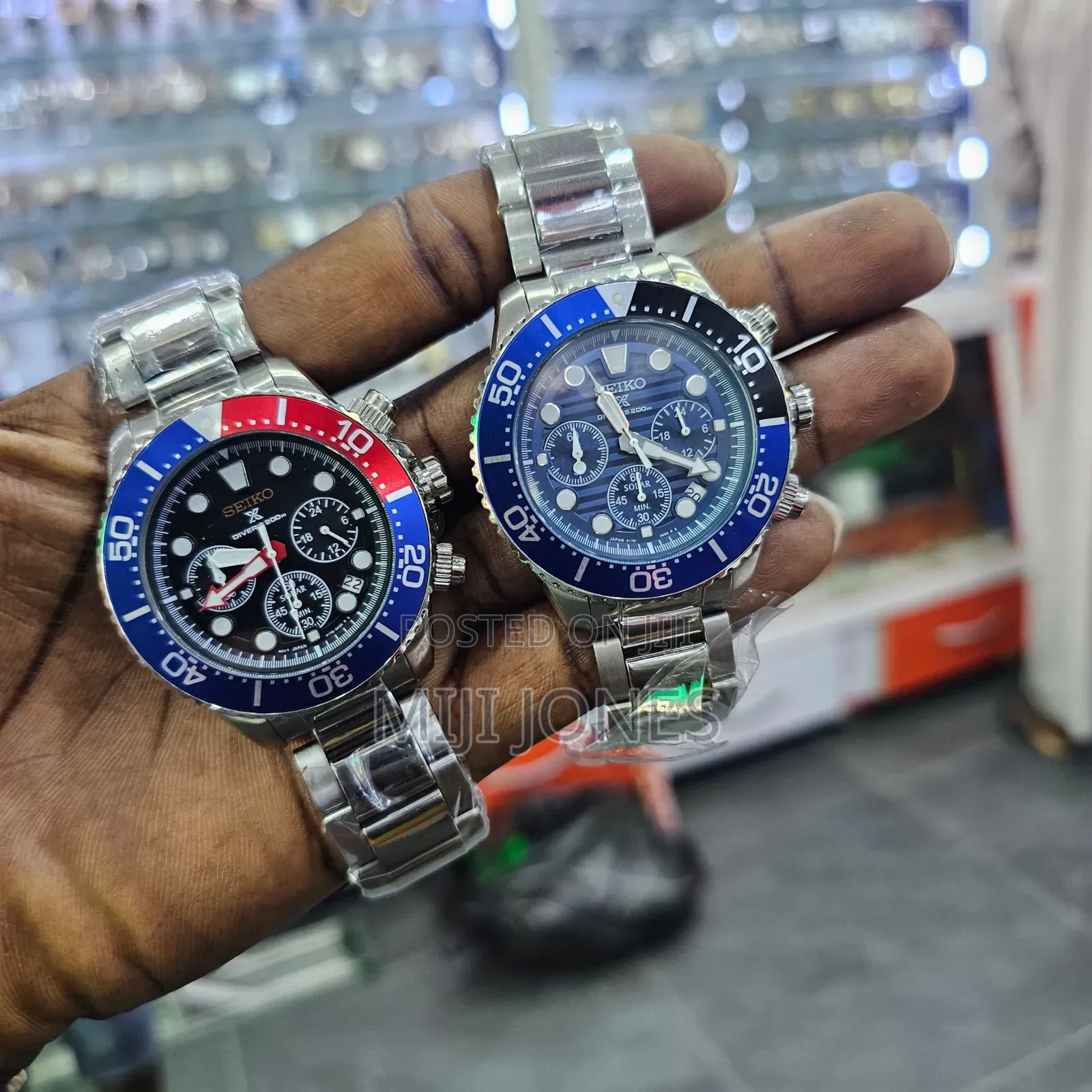 Seiko Solar Watch Blue Dial