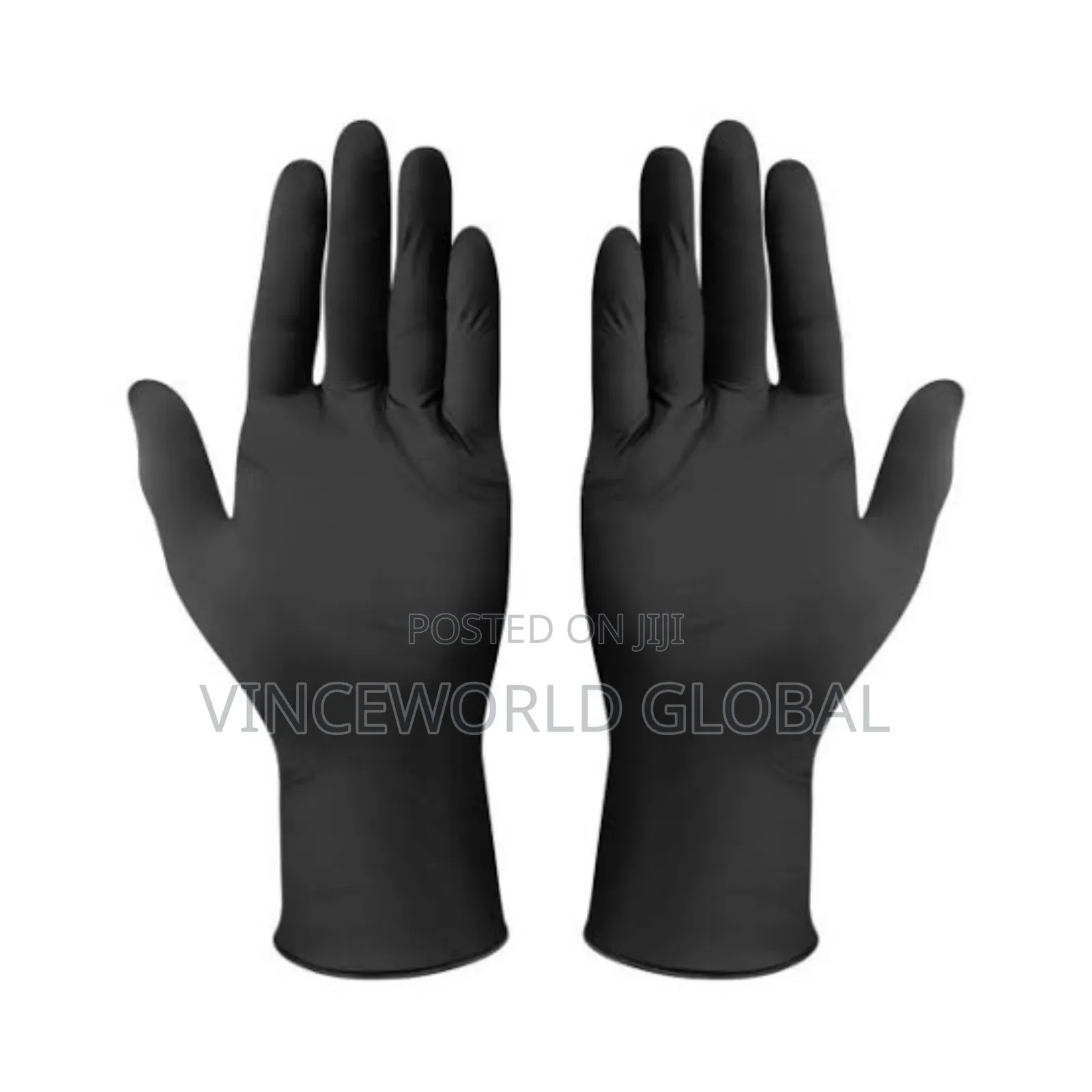 100pcs Disposable Black Gloves