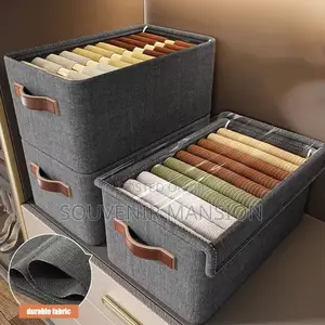 Foldable Wardrobe Storage Box With Cover