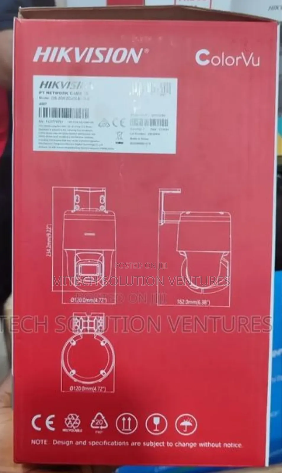Hikvision Mini Pt Dome Network Camera.