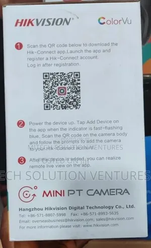 Hikvision Mini Pt Dome Network Camera.