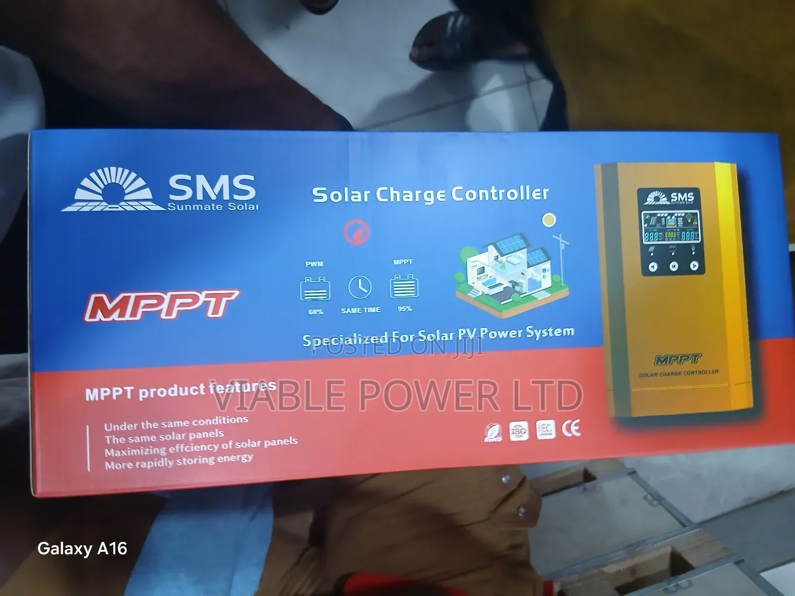 100amps 48v SMS Charge Controller Very Effective