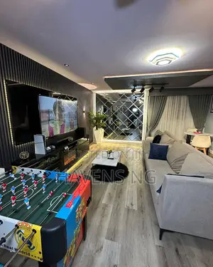 Stylish 1-Bedroom Dark Room With Ps5 Mini Bar