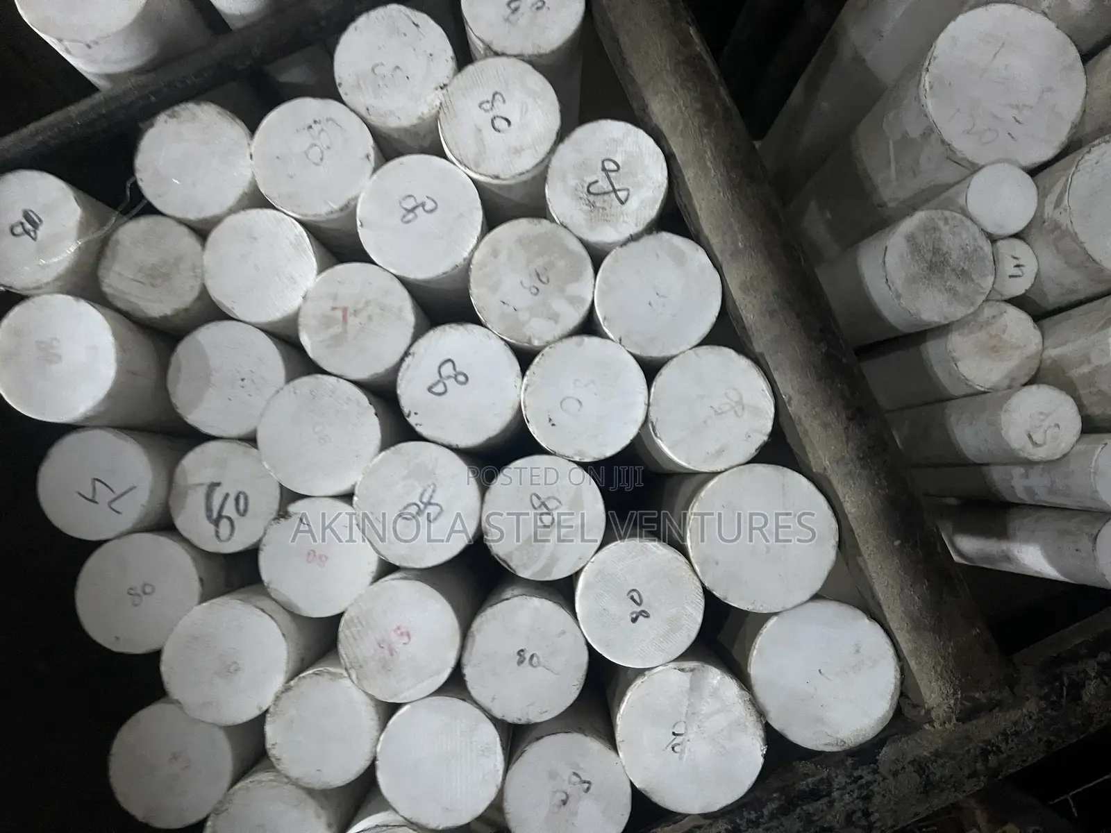 80mm Ptfe Rod Hard Teflon by 1meter