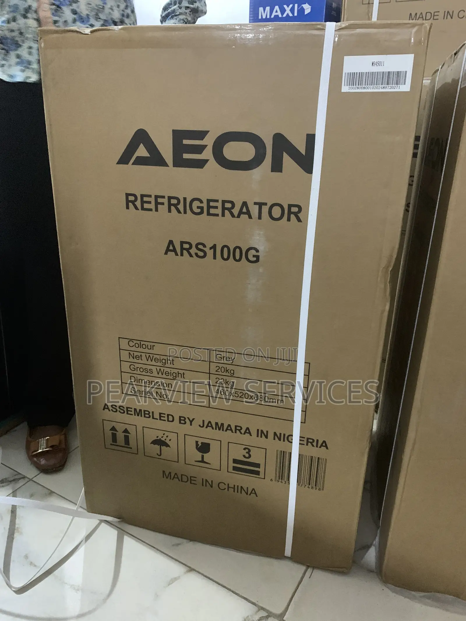 Aeon 90l Refrigerator (Ars100g) Single Door