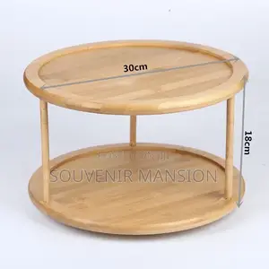2 Tier Bamboo Turning Rack