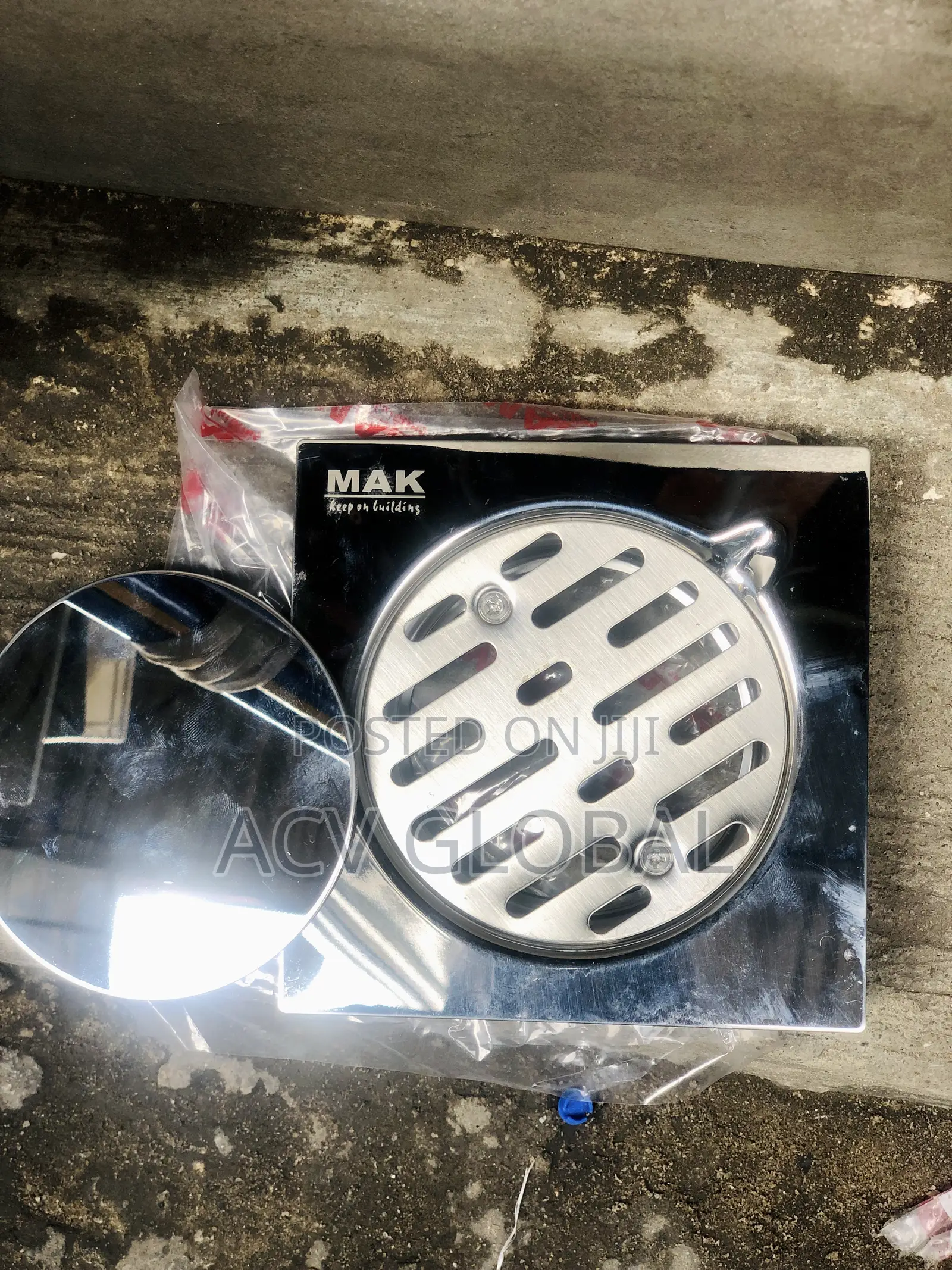 4” Floordrain Stainless Mak