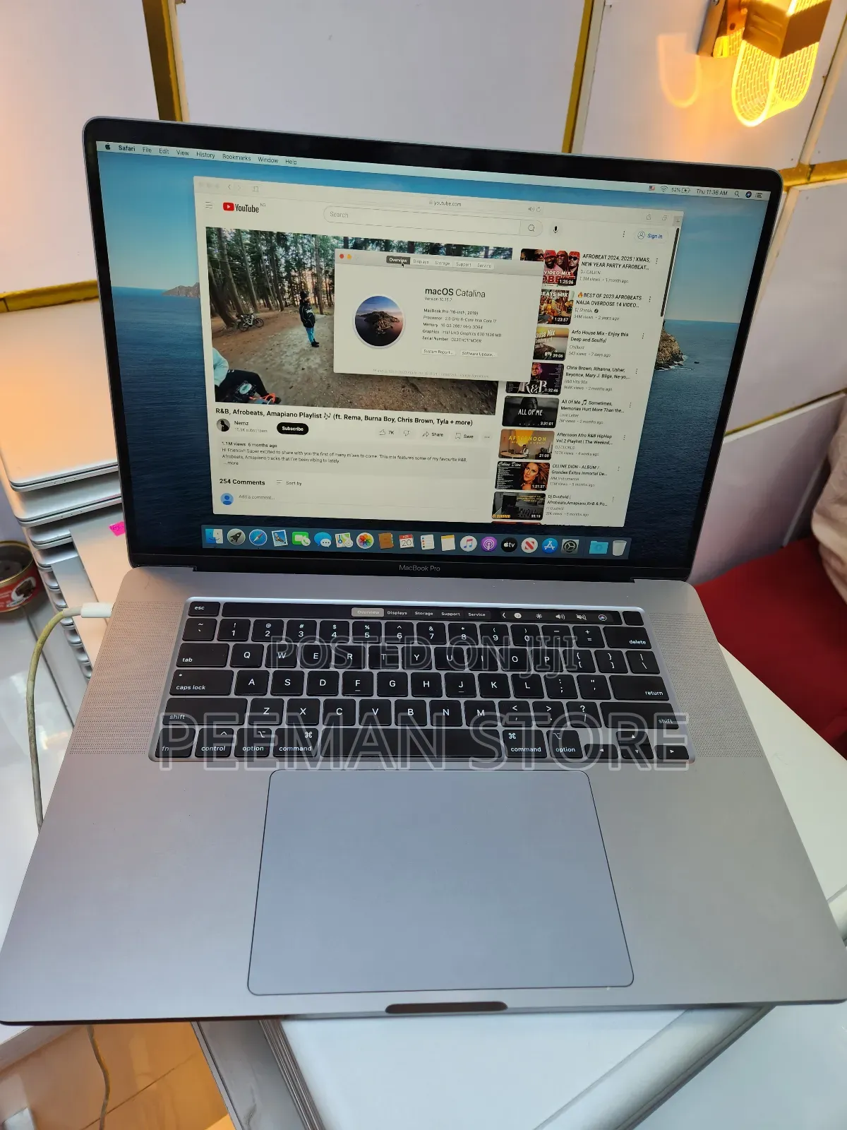 Laptop Apple MacBook Pro 2019 16GB Intel Core I7 SSD 512GB