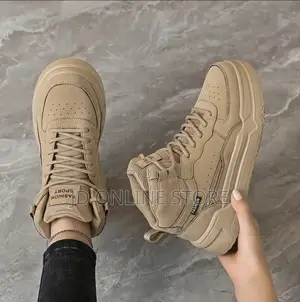 Photo - Women’S High-Top Fashion Sneakers.