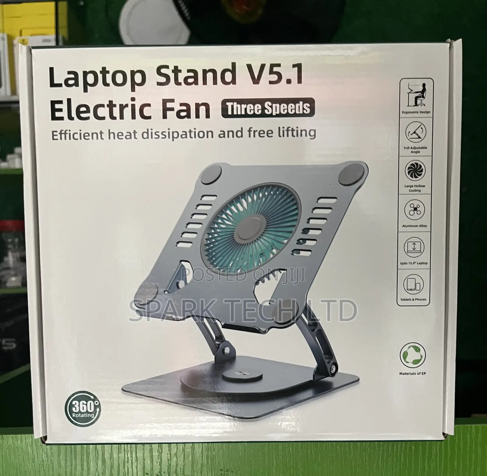Laptop Stand With Cooling Fan