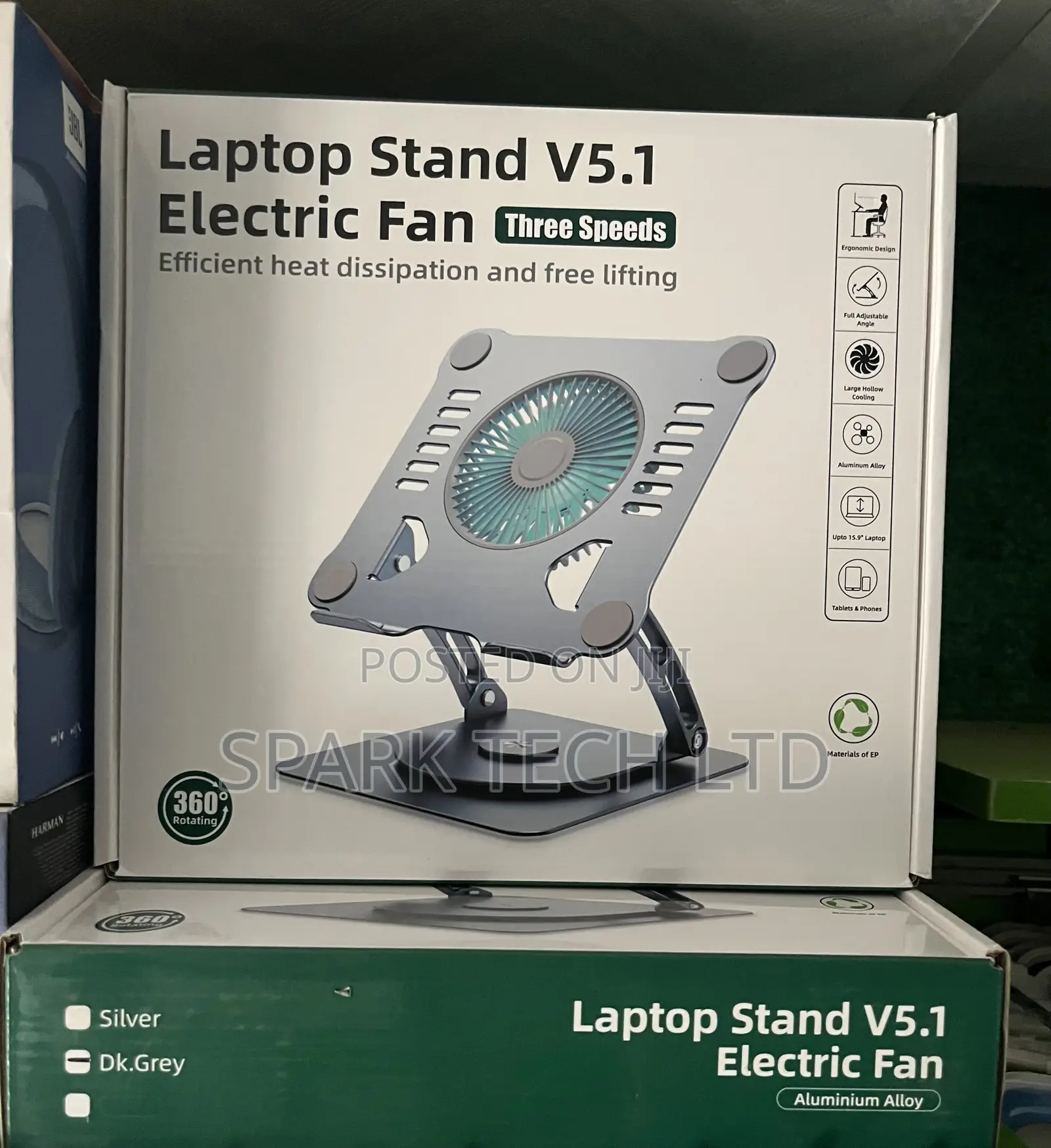 Laptop Stand With Cooling Fan