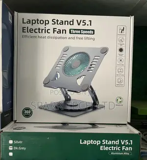 Laptop Stand With Cooling Fan