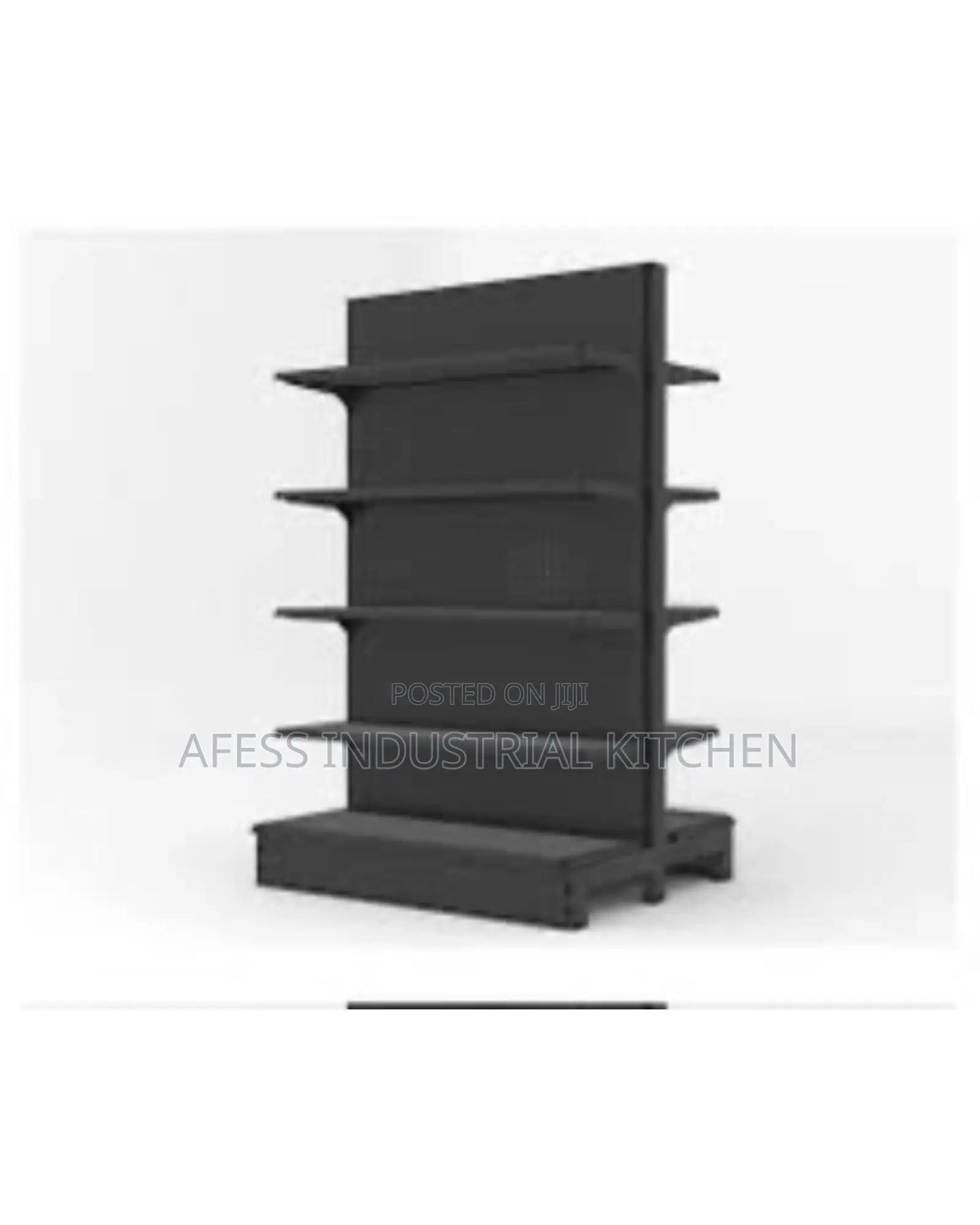 Commercial Double Shelves (Grey)