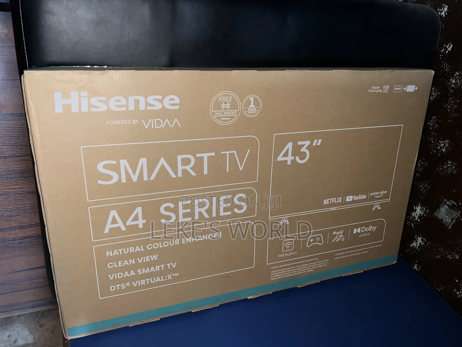 43” Hisense Smart Tv A4 Series