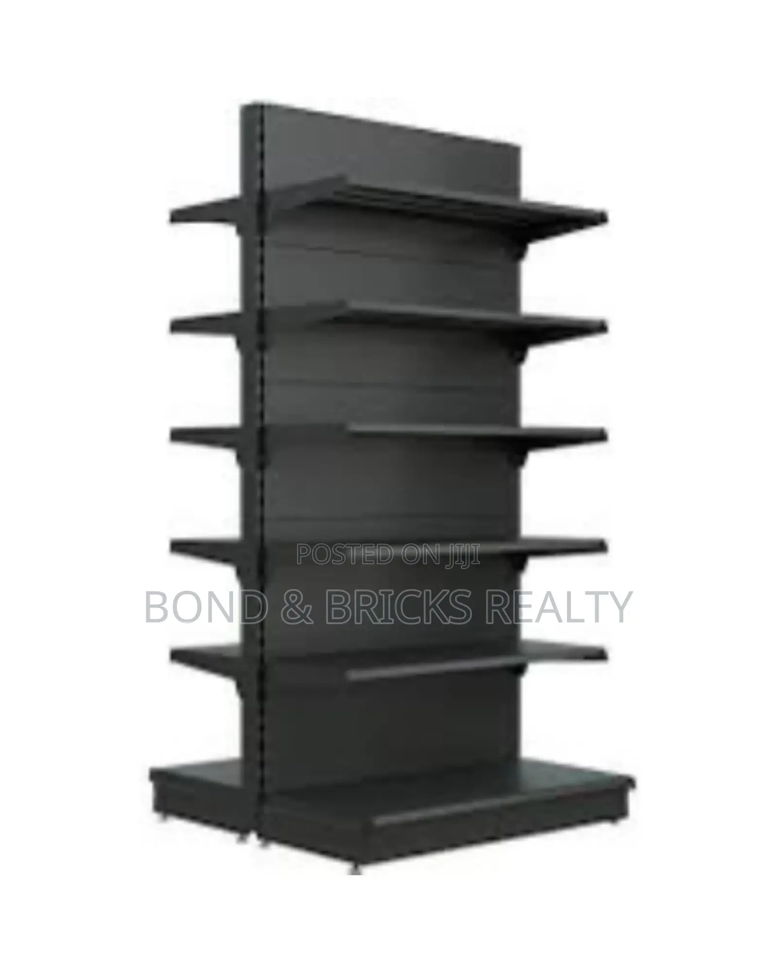 Commercial Double Shelves (Grey)