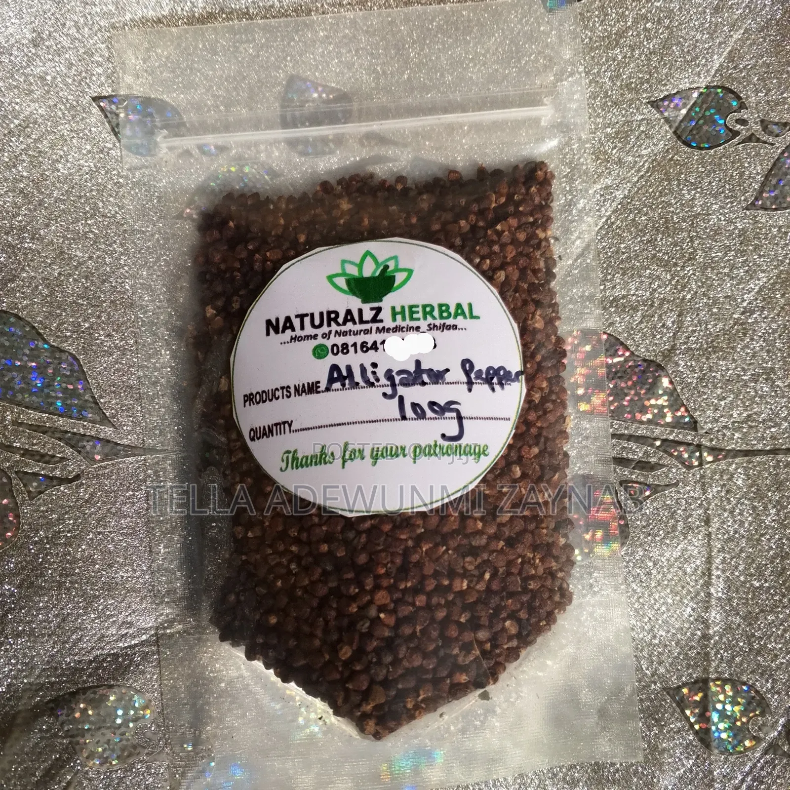 Alligator Pepper Seed -100g