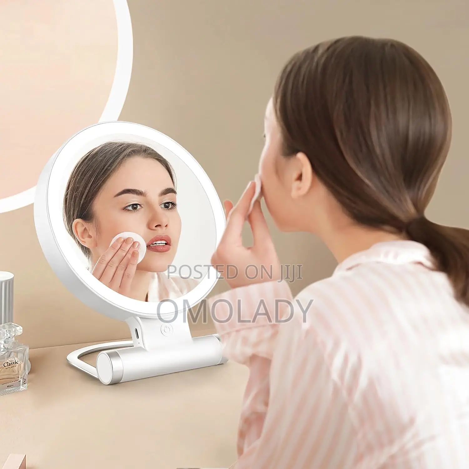 Double Sided Led Lighted Mirror