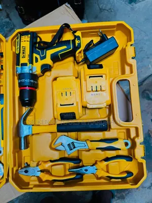 Dewalt Cordless Drill Machine 48v With Tools Set