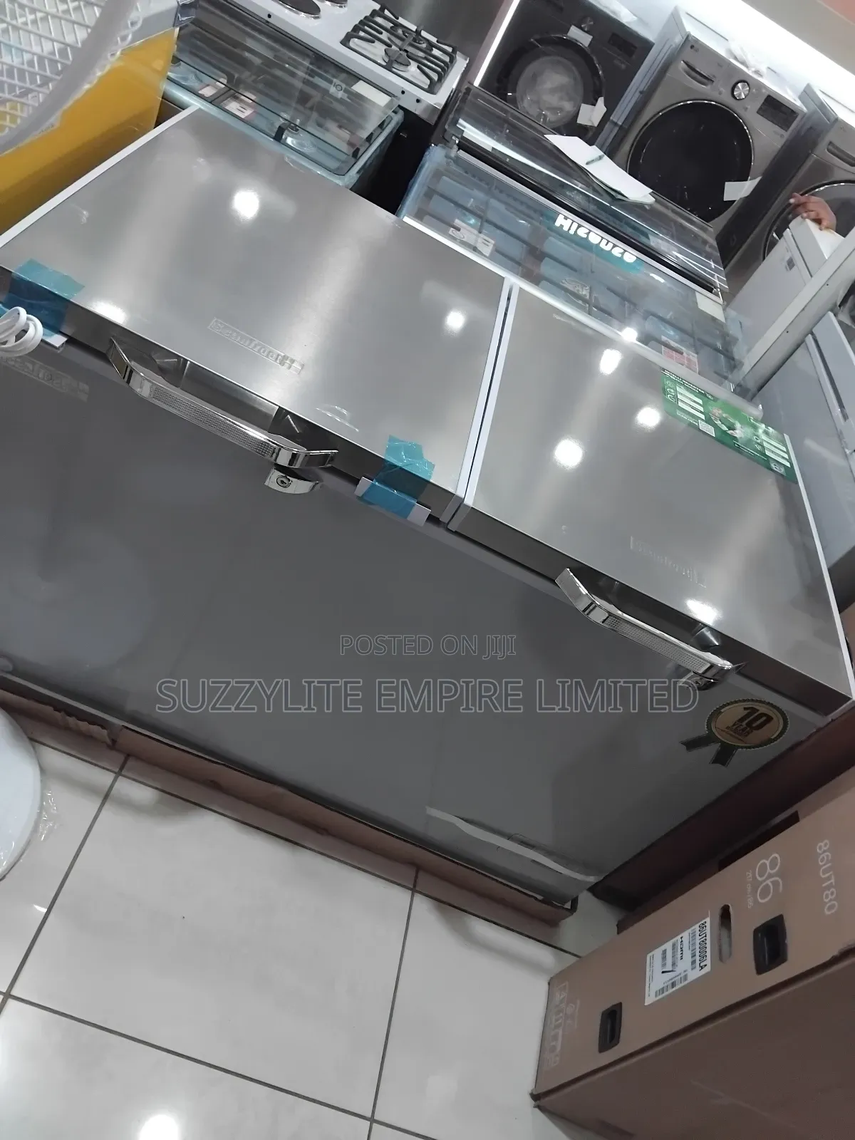 Scanfrost Double Door 400 Liters Chest Freezer