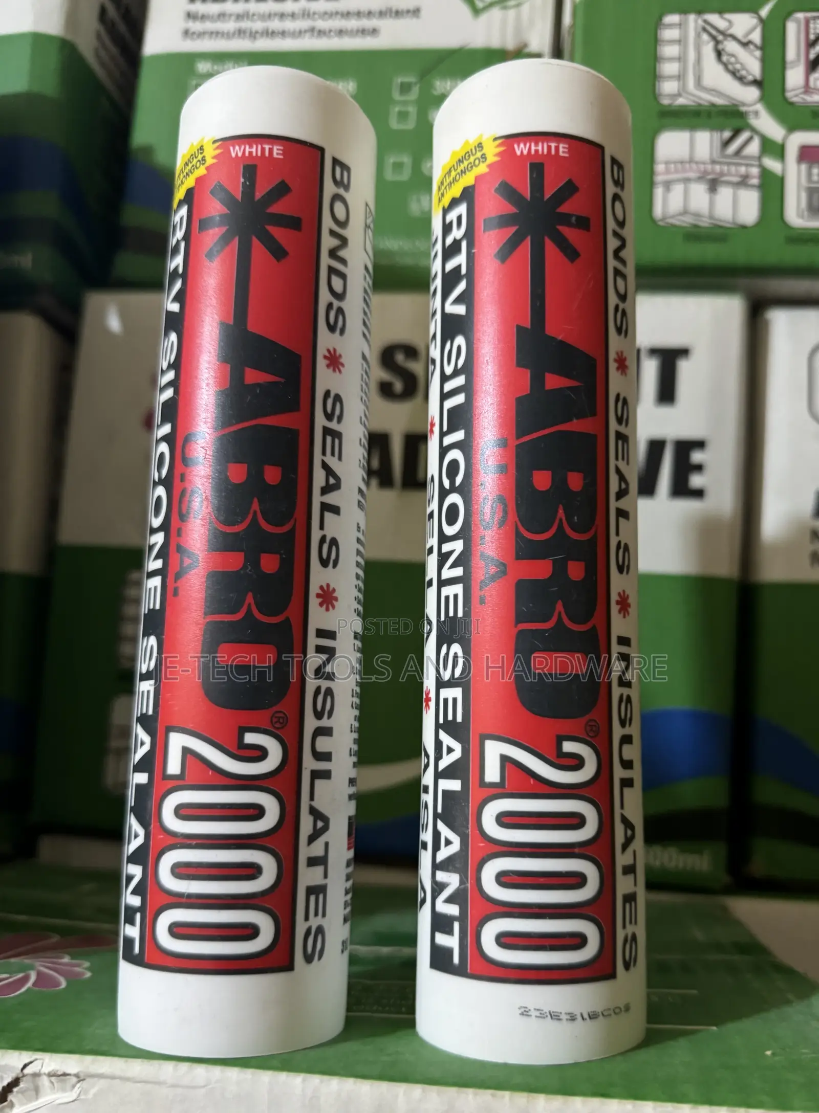 Abro 2000 Silicone Sealant Black